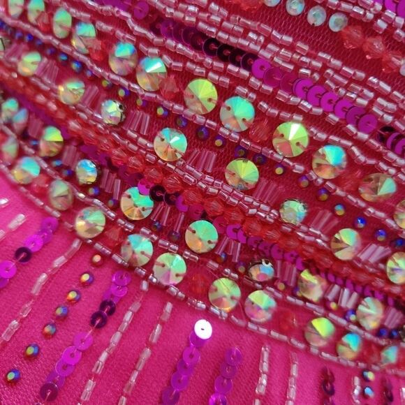 Sweet & Shining Strapless Sequins & Beads Party Dress - Picture 11 of 16